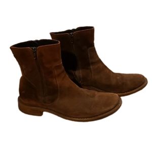 Banana Republic Mens size 9.5 D brown suede leather dress casual boots